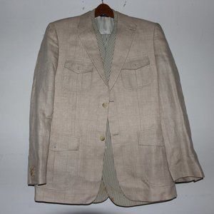 Brooks Brothers Cream and Beige Tuxedo set and Pants